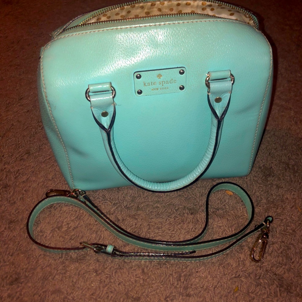Kate Spade baby blue handbag
